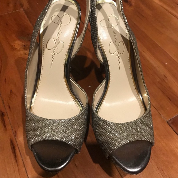 Platform Peep Toe Heels - Picture 3 of 6